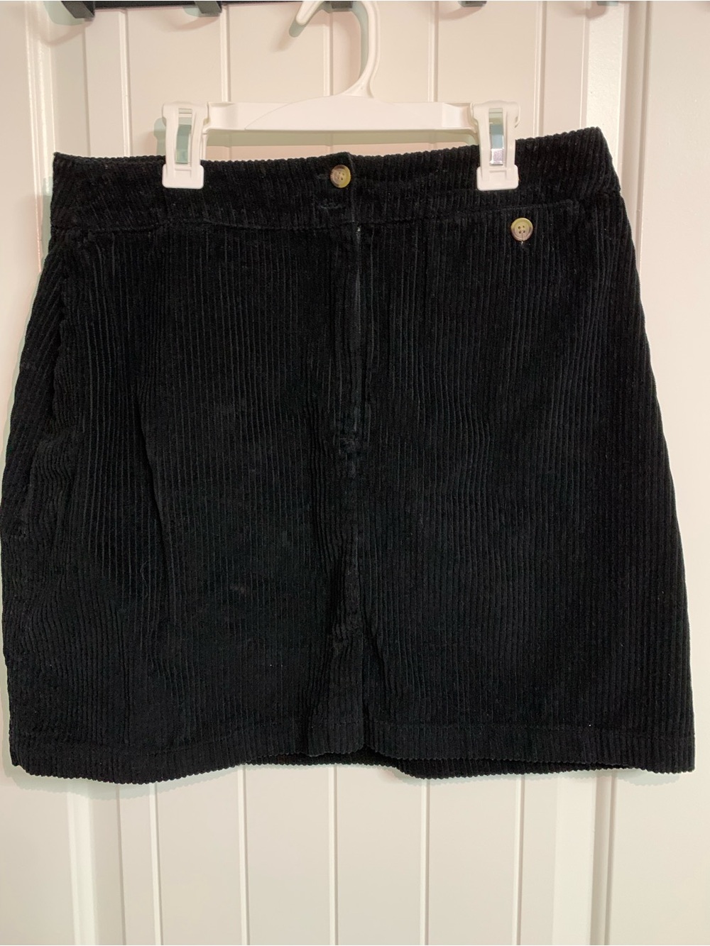 VTG Carolina Blues Black Corduroy Mini Skirt - Classic Women's Skirt